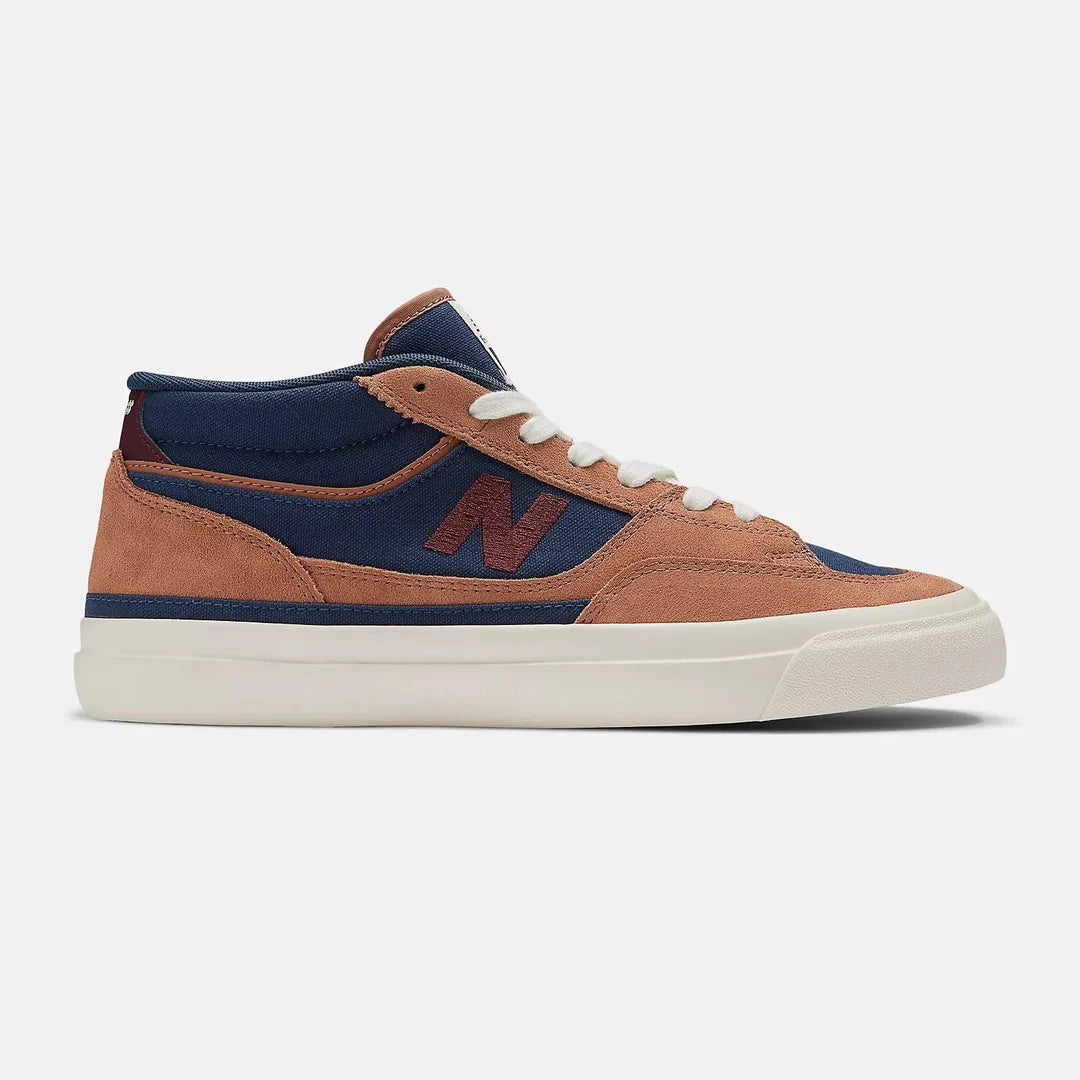 New Balance Numeric Franky Villani 417 Skate Shoe in Brown and Blue