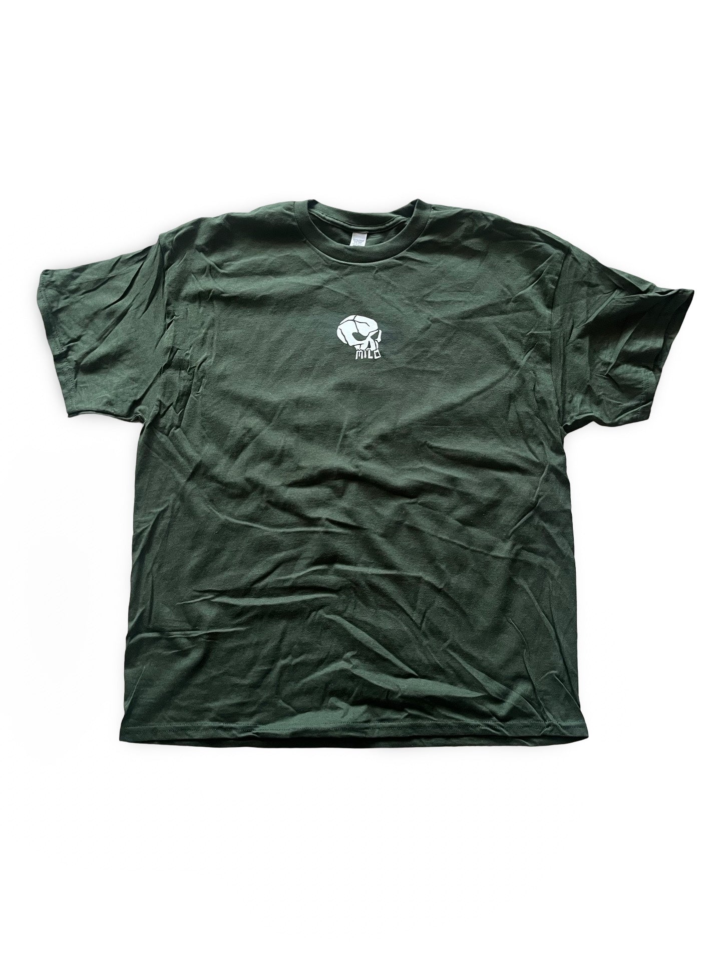 Milosport Mini Skull Tee Shirt in Green