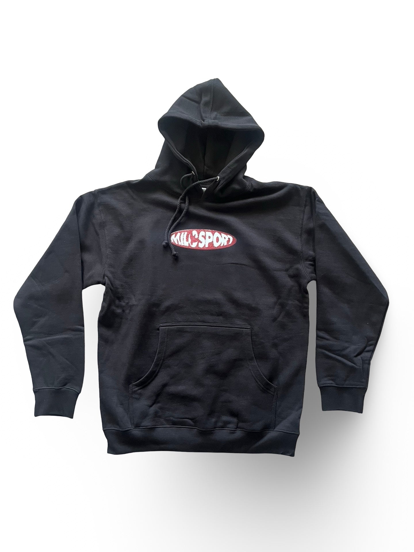 Milosport Wagon Wheel Hooded Sweatshirt in Black