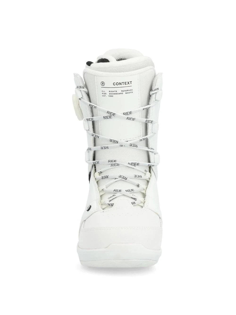 Ride Context Womens Snowboard Boot in White 2024 - M I L O S P O R T