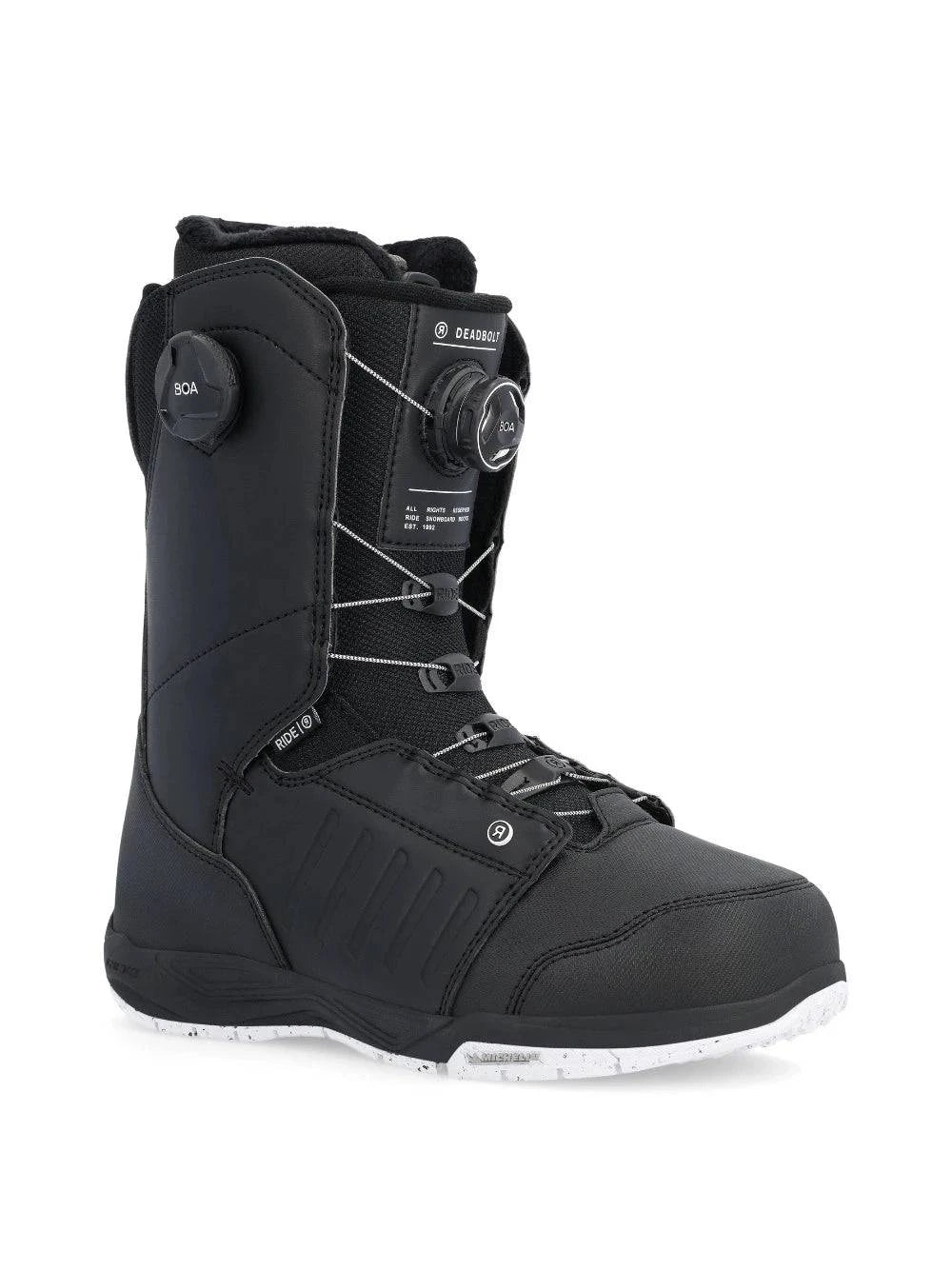 Ride Deadbolt Zonal Snowboard Boot in Black 2024 - M I L O S P O R T