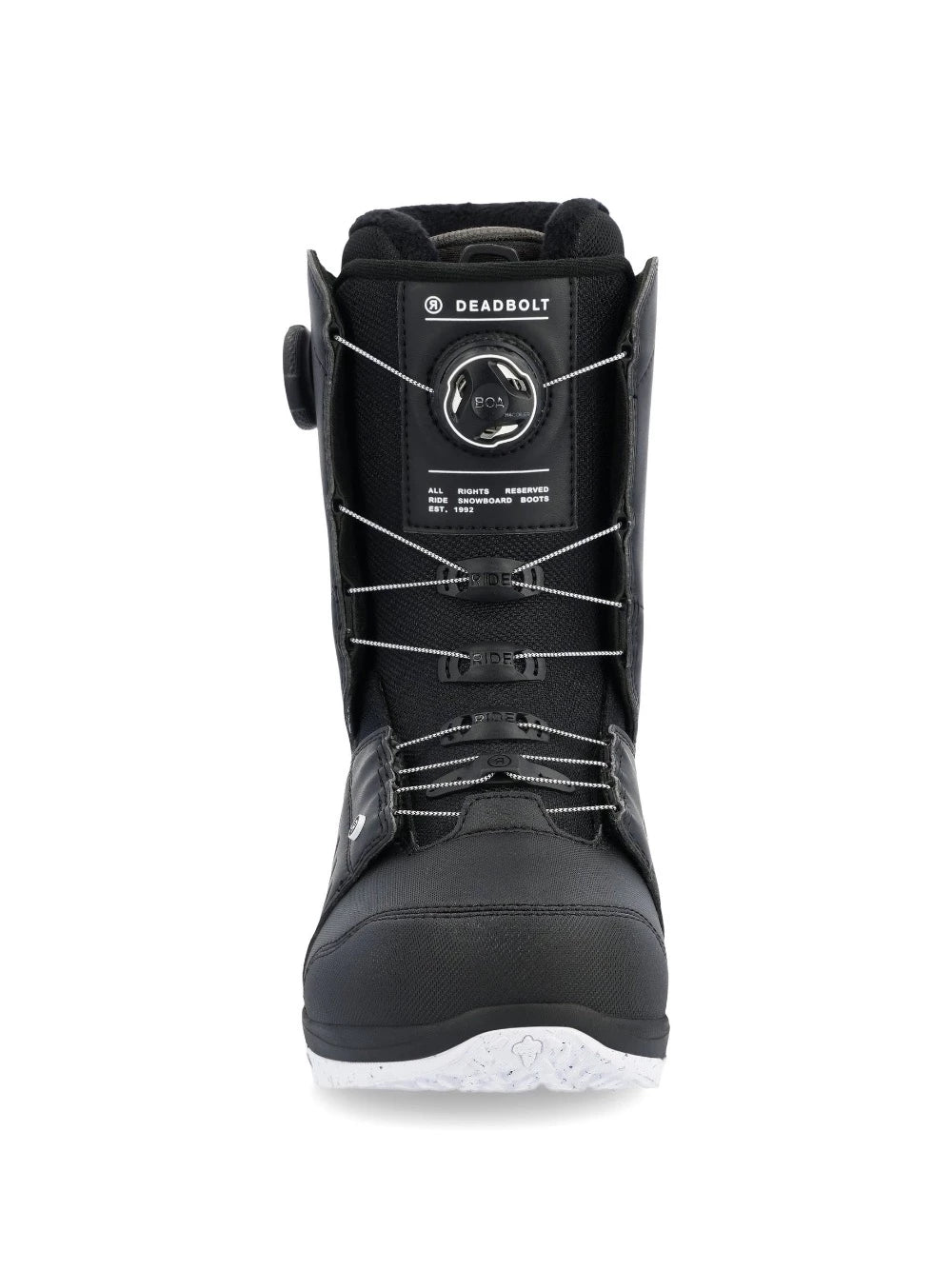 Ride Deadbolt Zonal Snowboard Boot in Black 2024 - M I L O S P O R T