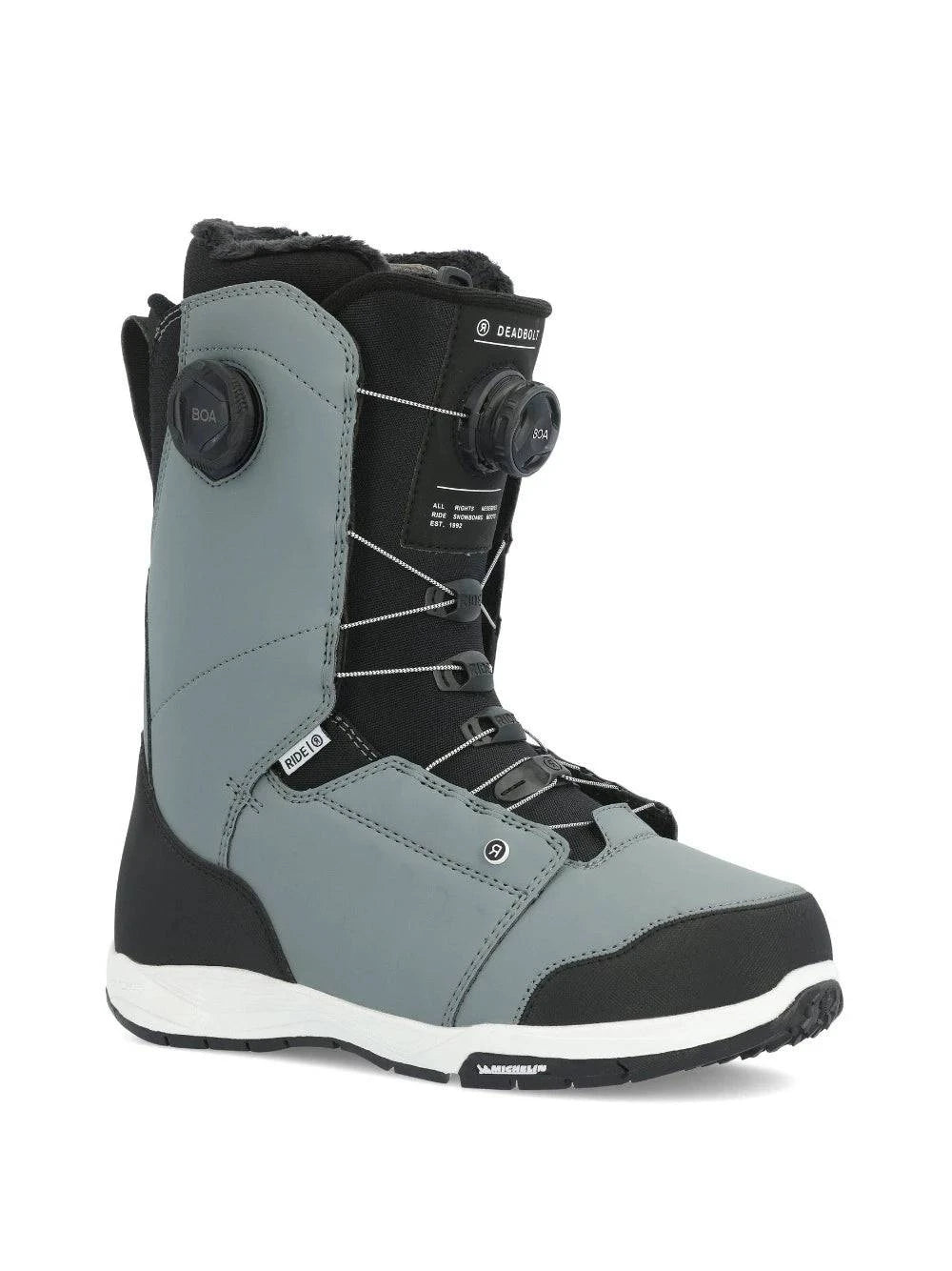 Ride Deadbolt Zonal Snowboard Boot in Slate 2024 - M I L O S P O R T