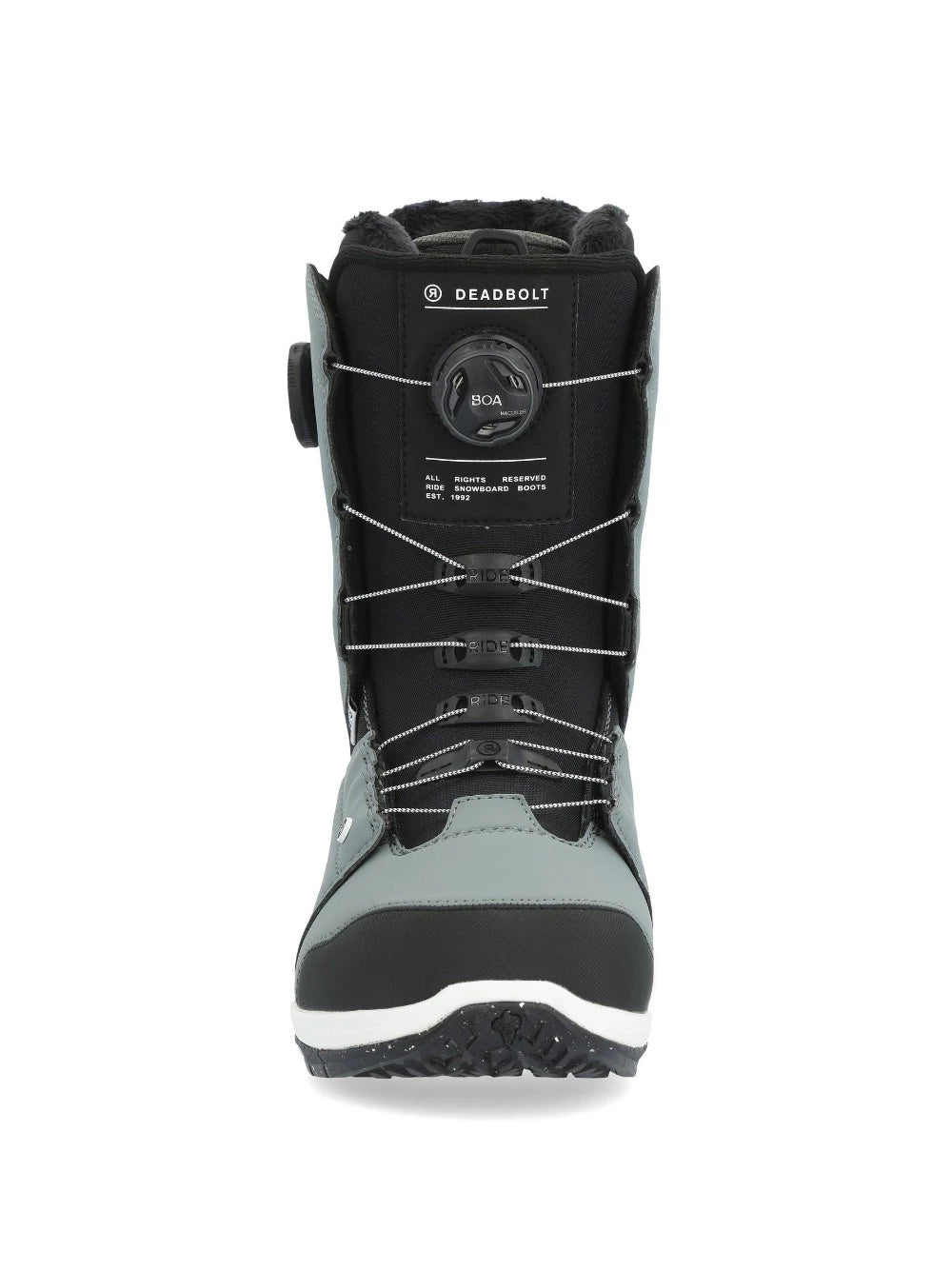 Ride Deadbolt Zonal Snowboard Boot in Slate 2024 - M I L O S P O R T