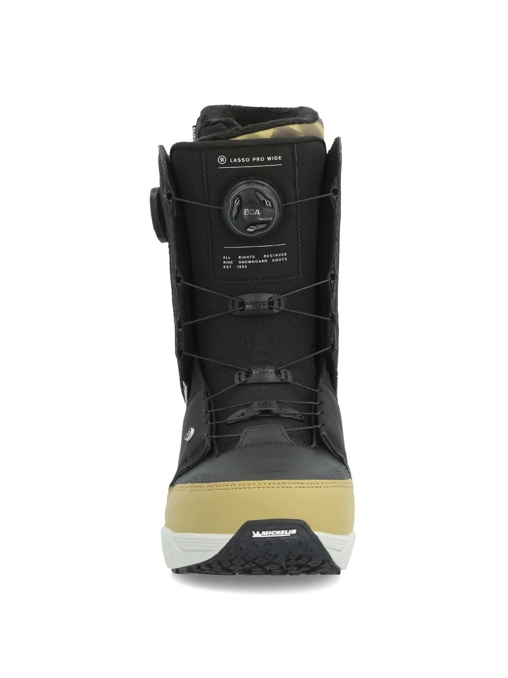 Ride Lasso Pro Wide Snowboard Boot in Black 2024 - M I L O S P O R T