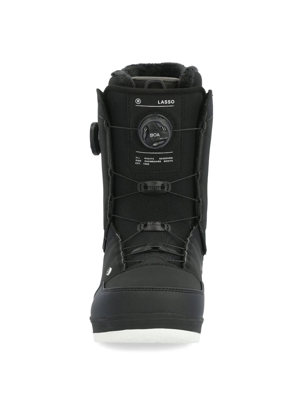 Ride Lasso Snowboard Boot in Black 2024 - M I L O S P O R T