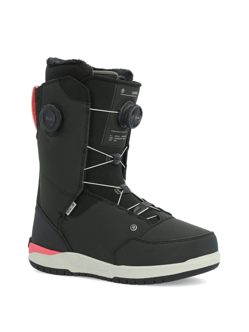 Ride Lasso Snowboard Boot in Pink 2024 - M I L O S P O R T