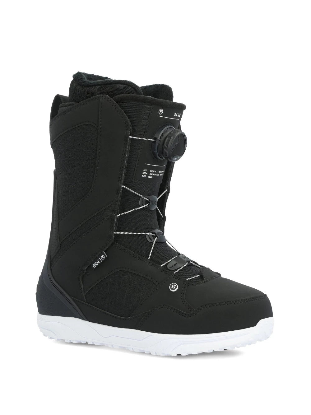 Ride Sage Womens Snowboard Boot in Black 2024 - M I L O S P O R T