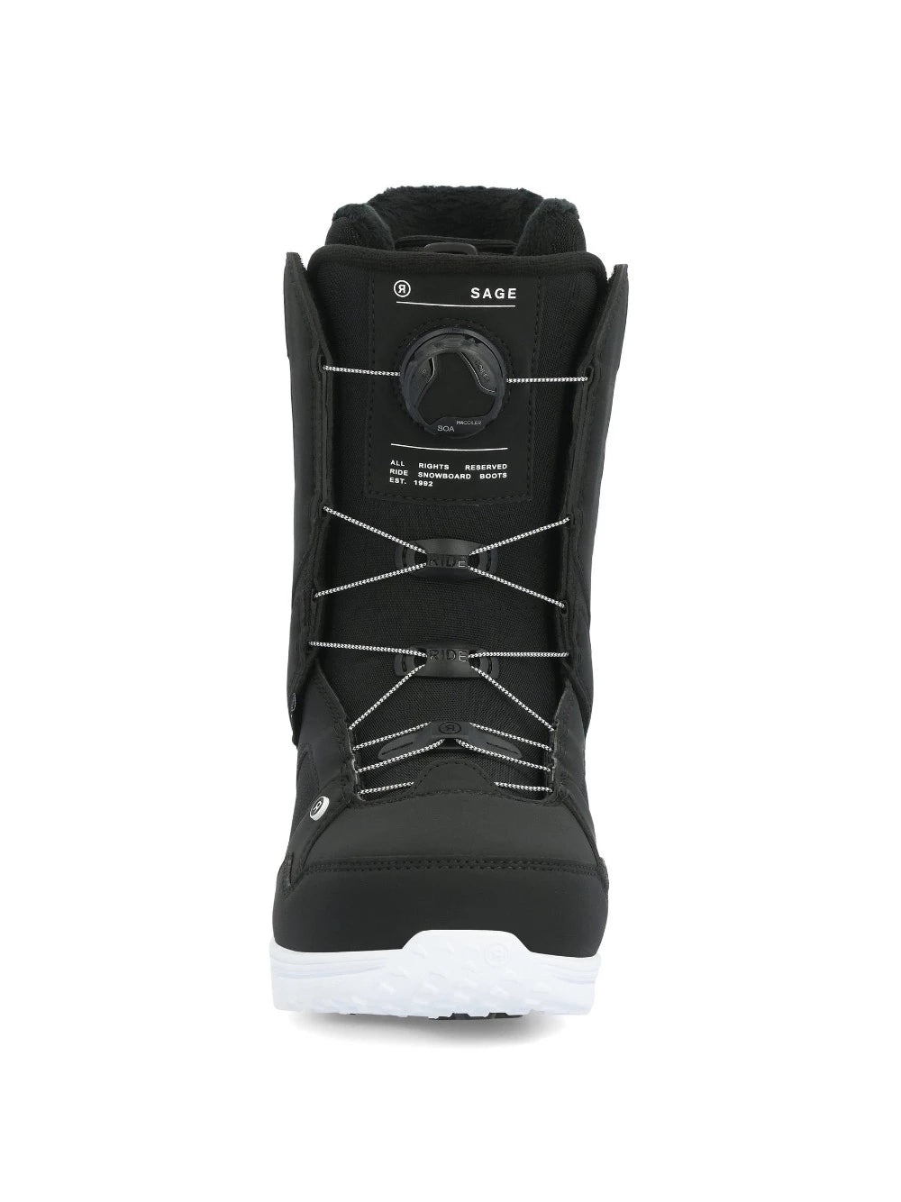 Ride Sage Womens Snowboard Boot in Black 2024 - M I L O S P O R T