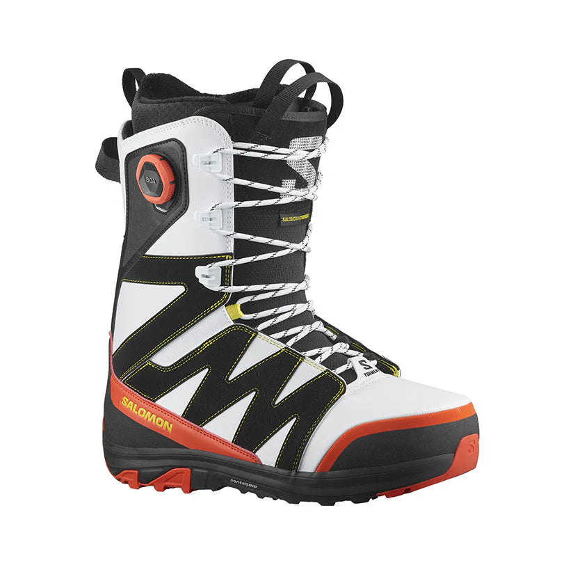 Salomon X Approach SJ Snowboard Boot in Torment White and Red