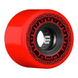 Bones Rough Riders Tank 59mm Skate Wheels in 80a All Terrain Formula Red - M I L O S P O R T