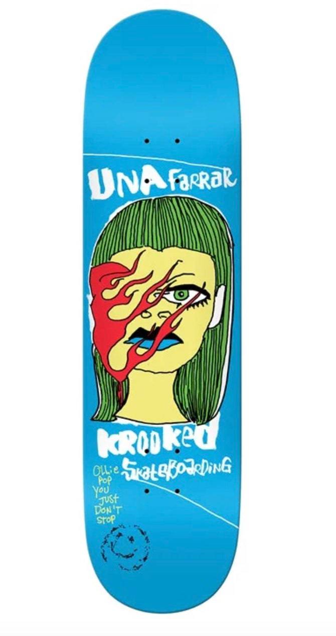 Krooked Una Dont Stop Skateboard Deck - M I L O S P O R T