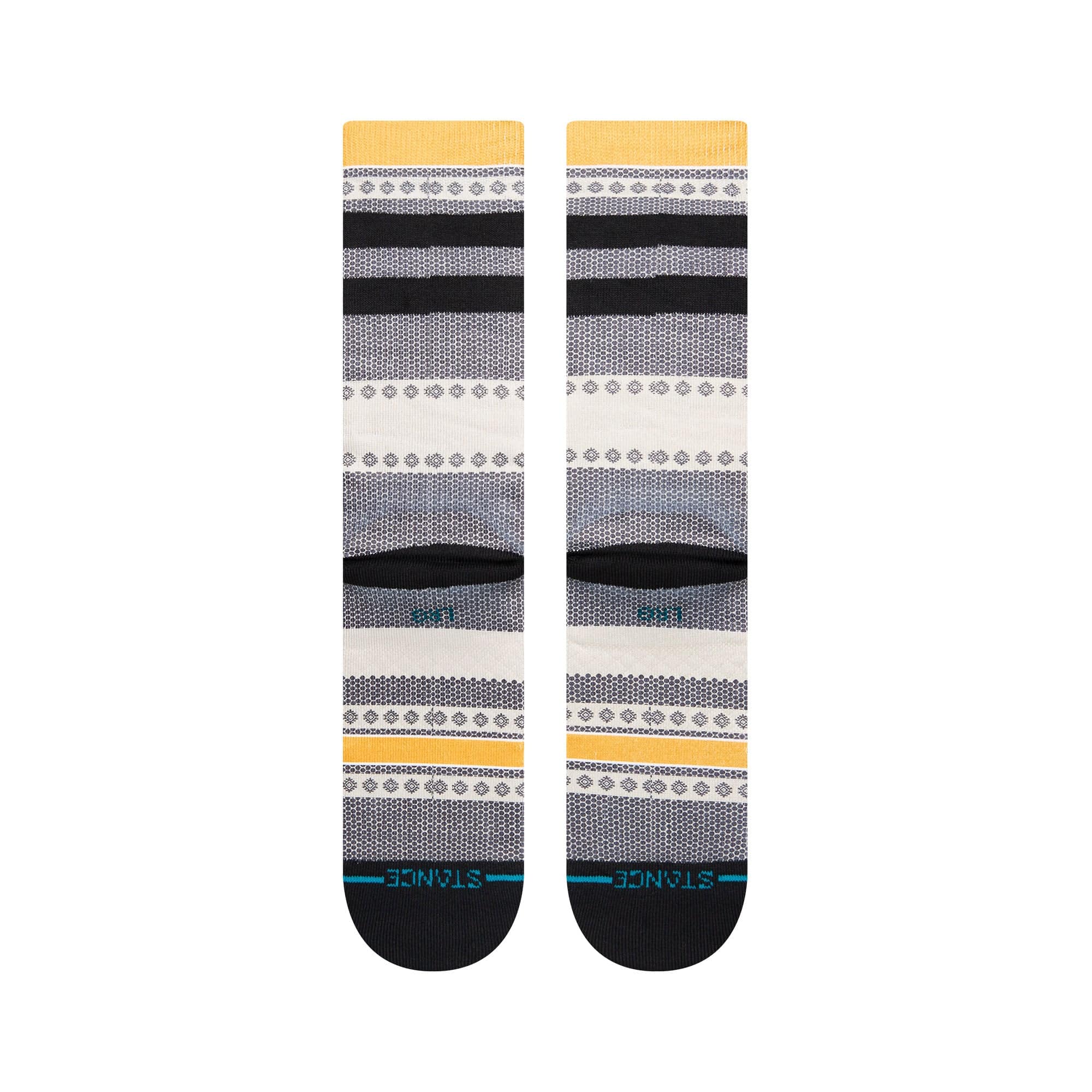 Stance Freedom Mandela Sock in Black - M I L O S P O R T