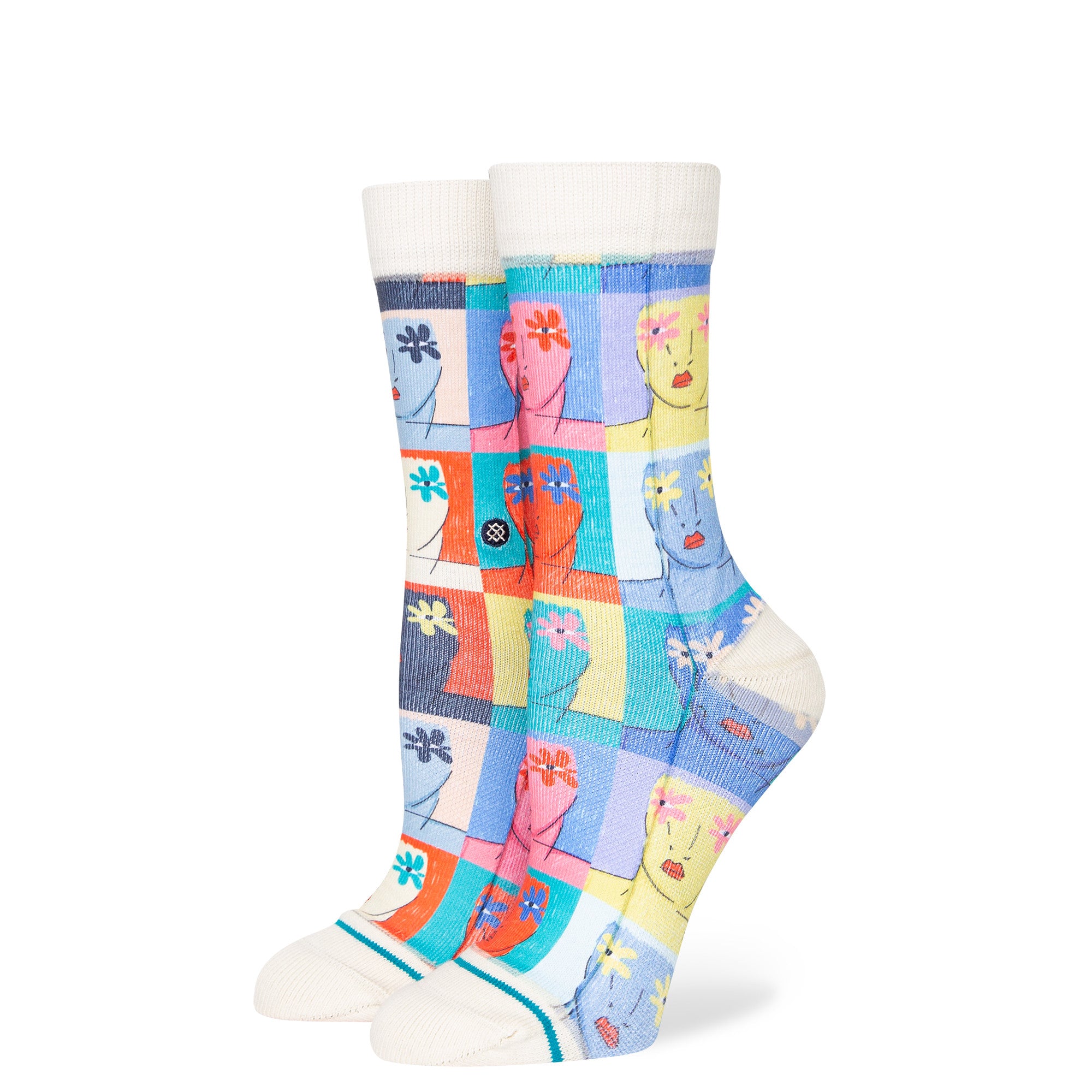 Stance Flower Faces Sock in OFW - M I L O S P O R T