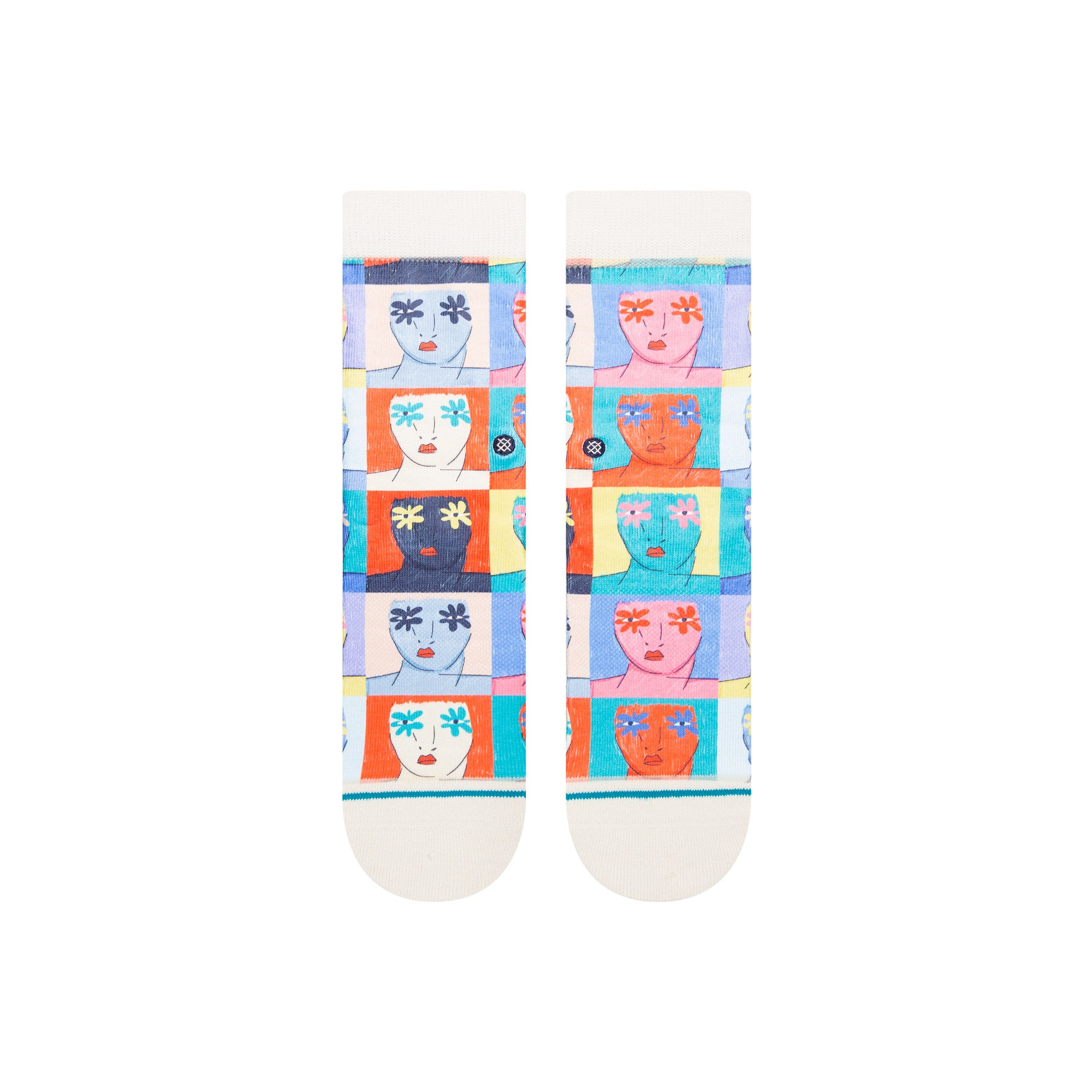 Stance Flower Faces Sock in OFW - M I L O S P O R T