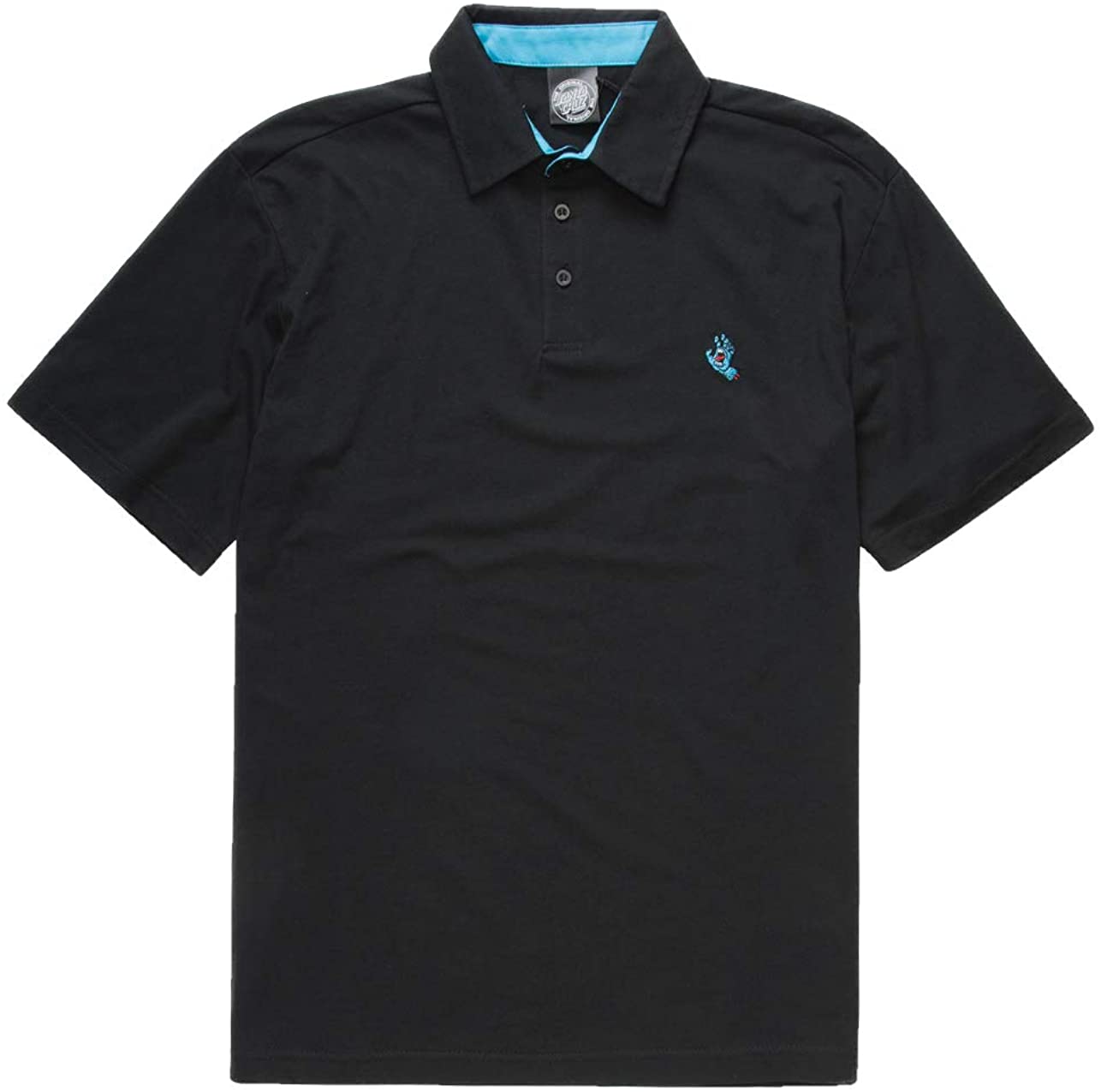 Santa Cruz Screaming Hand Polo in Black - M I L O S P O R T