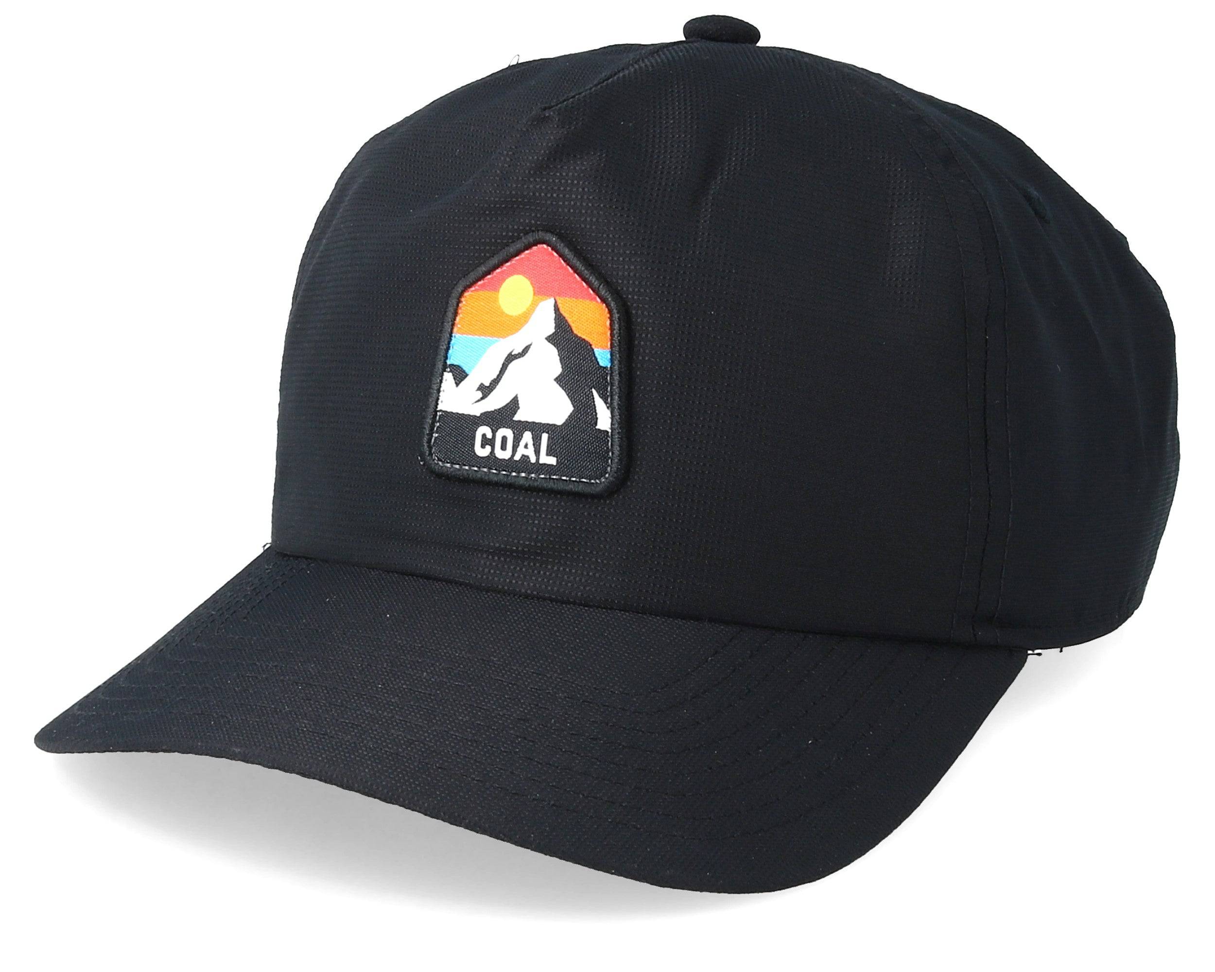 Coal The One Peak Cap in Black - M I L O S P O R T