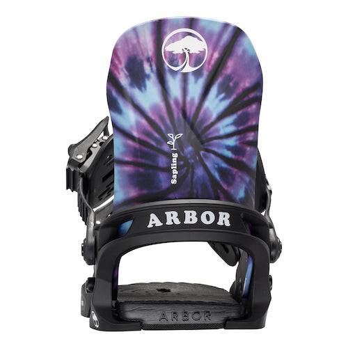 Arbor Sapling Kids Snowboard Binding in Tie Dye 2024 - M I L O S P O R T