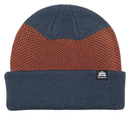 Autumn Birdseye Beanie In Slate Blue - M I L O S P O R T