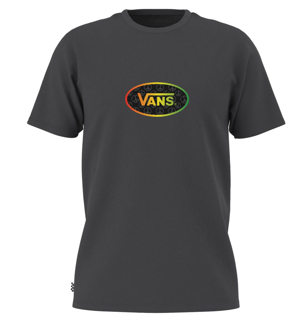 Vans Tyson Peterson Oval OTW Classic Tee in Asphalt - M I L O S P O R T