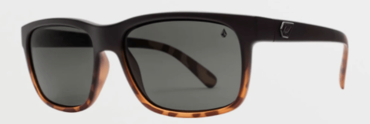 Volcom Wig Sunglass in Gloss Sea Grass Tort with a Gray lens - M I L O S P O R T