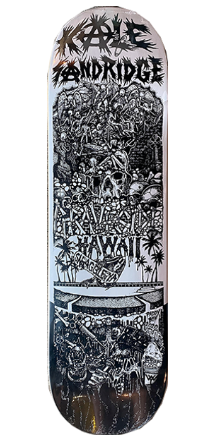 Graveside Kale Shaped Skate Deck in 9" - M I L O S P O R T