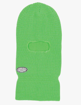 Corduroy Reflective Beanie in Neon - M I L O S P O R T