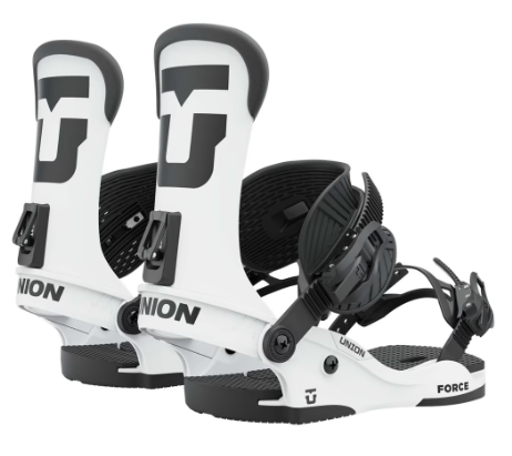 Union Force Pro Snowboard Binding in White 2023