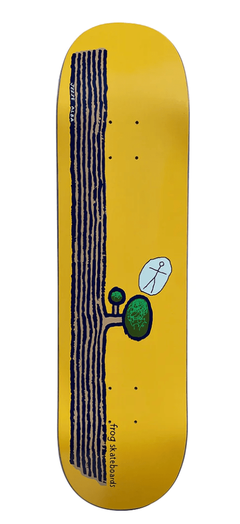 Frog Skateboards Tree Jump Jesse Alba Deck (Orange) 8.25 - M I L O S P O R T