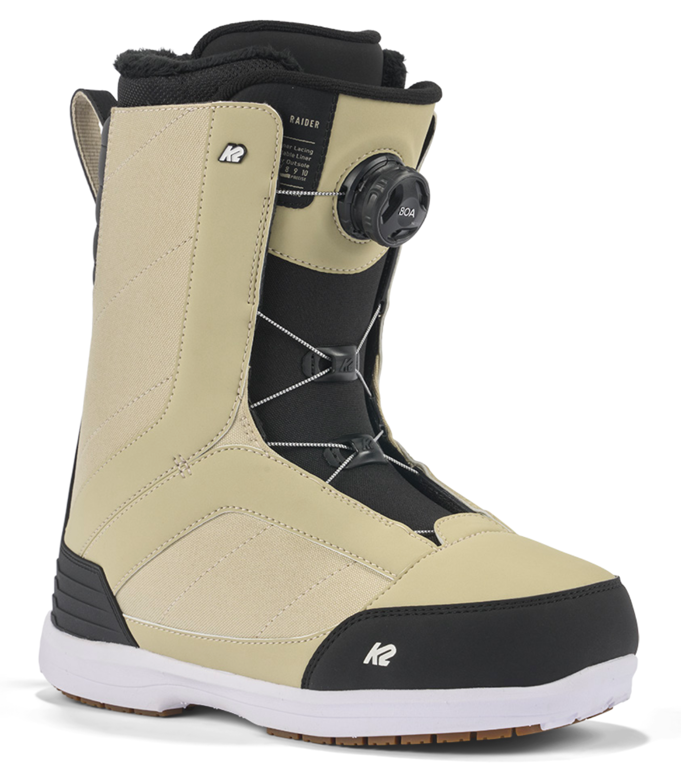 K2 Raider Snowboard Boots in Off White 2024 - M I L O S P O R T