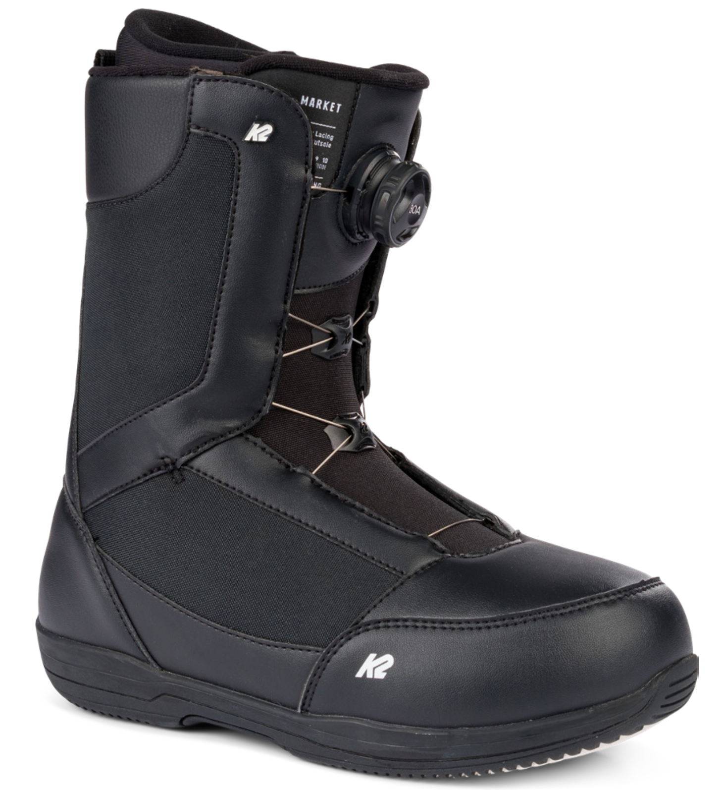 K2 Market Snowboard Boots in Black 2024 - M I L O S P O R T