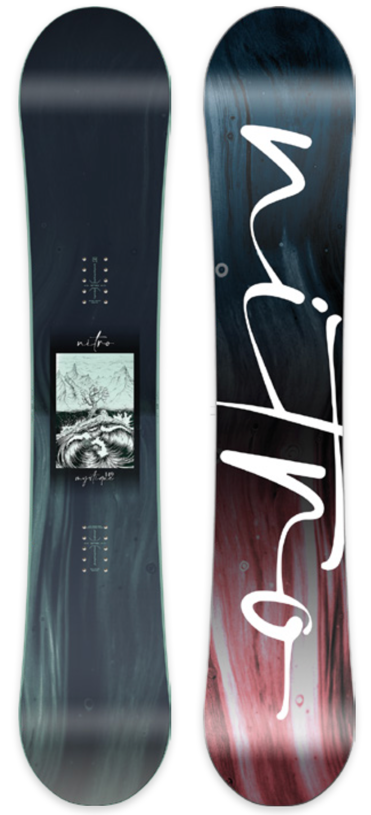 Nitro Mystique Womens Snowboard 2024 - M I L O S P O R T