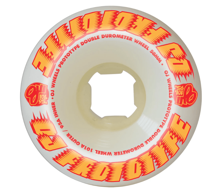 OJ Prototypes Double Duro Mini Combo Skateboard Wheels in 101a and 95a Durometer - M I L O S P O R T