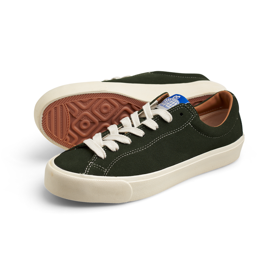 Last Resort AB VM003 Suede Lo Skate Shoe in Olive and White