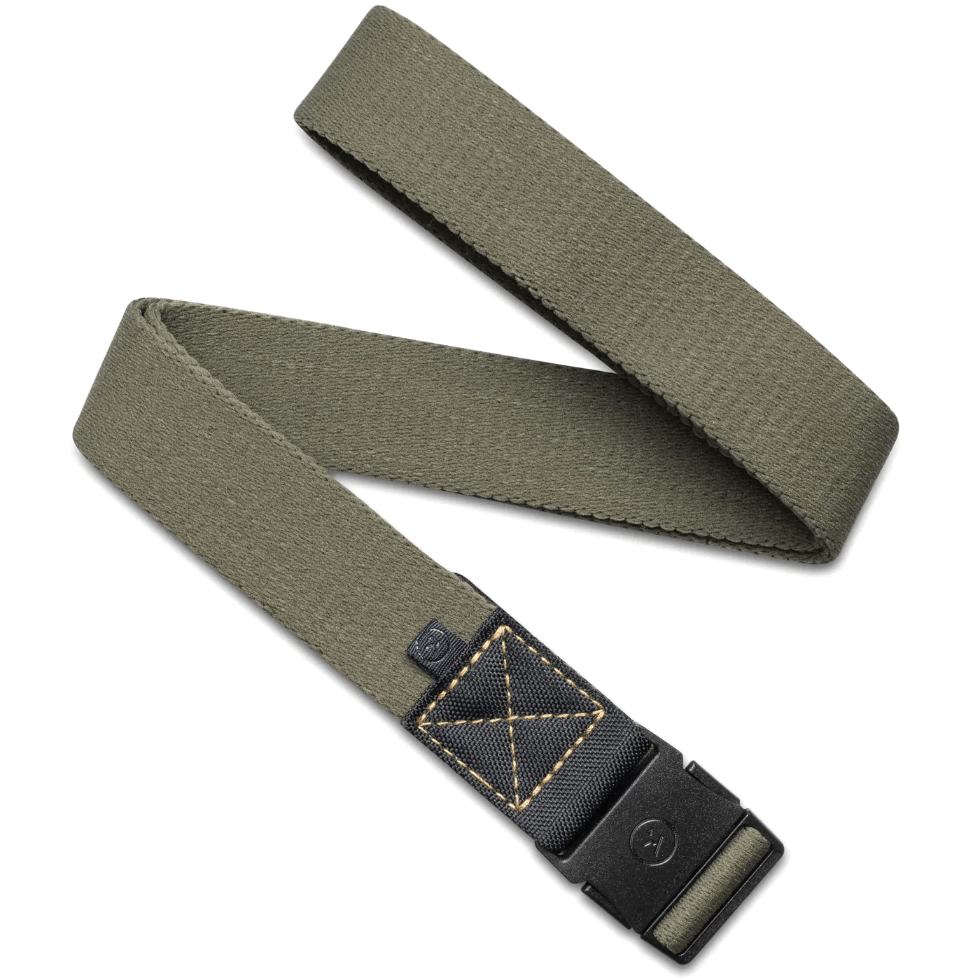 Arcade Ridge Slim Belt in Ivy Green and Navy - M I L O S P O R T